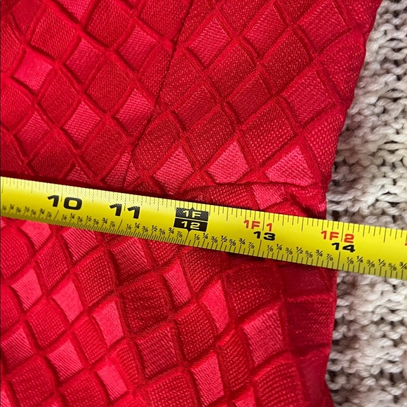 Anthropologie Moulinette Soeurs Short Sleeve Red Dress Size 8P - Picture 13 of 13